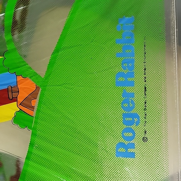 WHO FRAMED ROGER RABBIT Disney Clear Vinyl Graphic Child's Collectible Umbrella - Picture 5 of 11